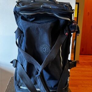 Kipling Navyblue Duffle Carryon Modern Durable Design
